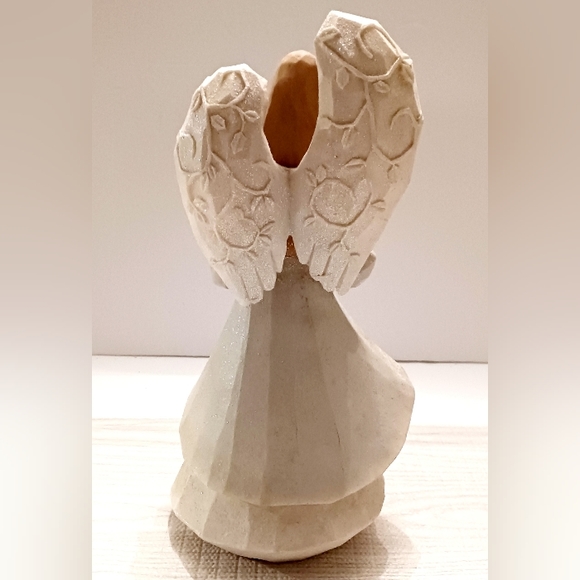 Enesco Foundations Confirmation Angel Adorned With Cross and Dove by Karen Hahn - Picture 2 of 5